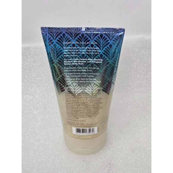 Tahiti Island Dream White Sand Body Scrub By Bath & Body Works 7 Oz Exfoliating - Picture 2 of 2